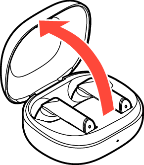 Open case lid C500W